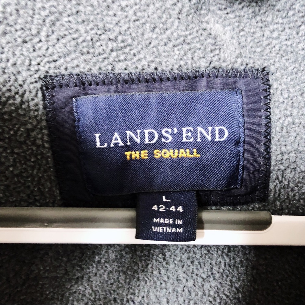 LAST CHANCE Lands End Blue & Navy Ski Jacket - Picture 8 of 8